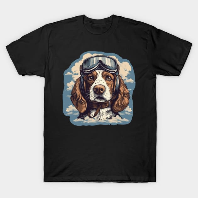 Aviator dog T-Shirt by GreenMary Design